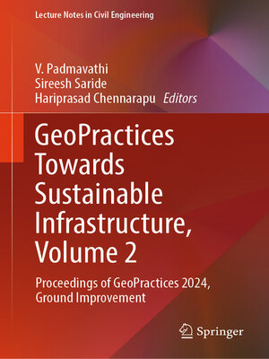 cover image of GeoPractices Towards Sustainable Infrastructure, Volume 2